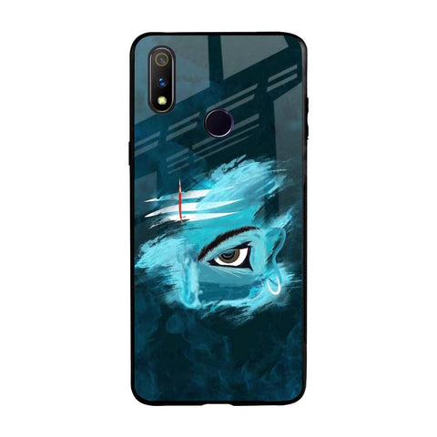 Power Of Trinetra Realme 3 Pro Glass Back Cover Online