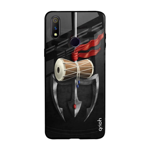 Power Of Lord Realme 3 Pro Glass Back Cover Online