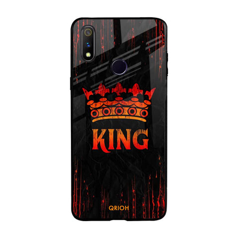 Royal King Realme 3 Pro Glass Back Cover Online