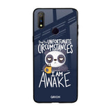 Struggling Panda Realme 3 Pro Glass Back Cover Online