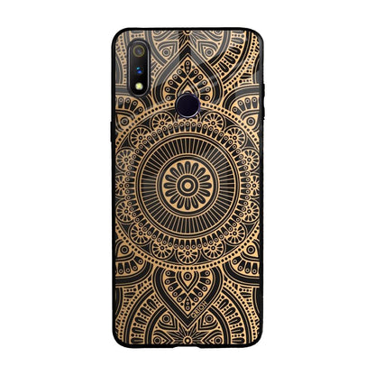 Luxury Mandala Realme 3 Pro Glass Back Cover Online
