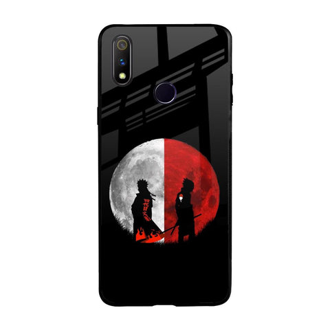 Anime Red Moon Realme 3 Pro Glass Back Cover Online