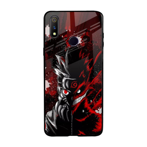 Dark Character Realme 3 Pro Glass Back Cover Online