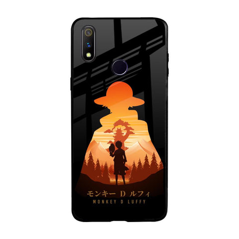 Luffy One Piece Realme 3 Pro Glass Back Cover Online