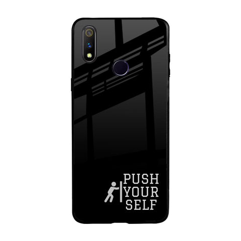 Push Your Self Realme 3 Pro Glass Back Cover Online