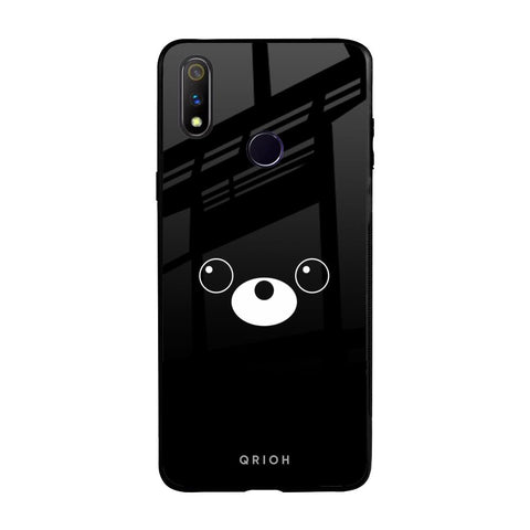 Cute Bear Realme 3 Pro Glass Back Cover Online