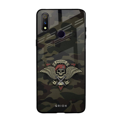Army Warrior Realme 3 Pro Glass Back Cover Online