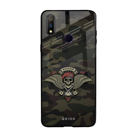 Army Warrior Realme 3 Pro Glass Back Cover Online