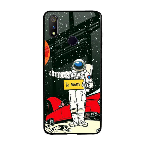 Astronaut on Mars Realme 3 Pro Glass Back Cover Online