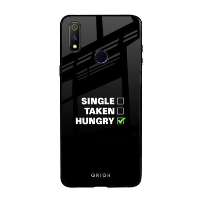 Hungry Realme 3 Pro Glass Back Cover Online