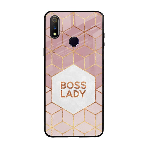 Boss Lady Realme 3 Pro Glass Back Cover Online