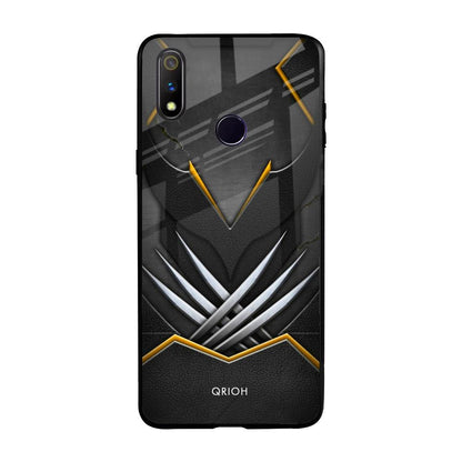 Black Warrior Realme 3 Pro Glass Back Cover Online