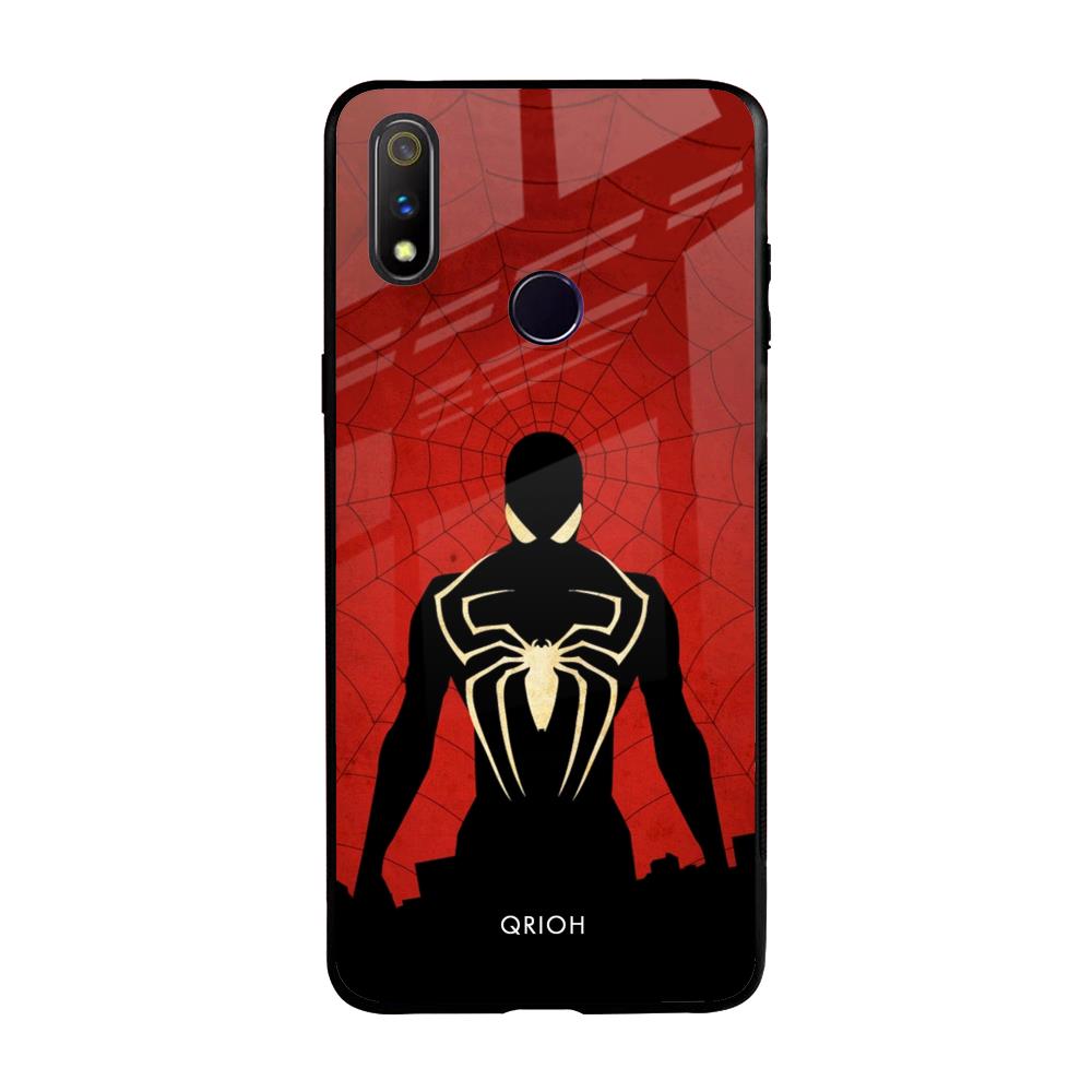 Mighty Superhero Realme 3 Pro Glass Back Cover Online