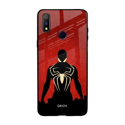 Mighty Superhero Realme 3 Pro Glass Back Cover Online