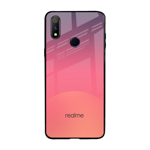 Sunset Orange Realme 3 Pro Glass Cases & Covers Online