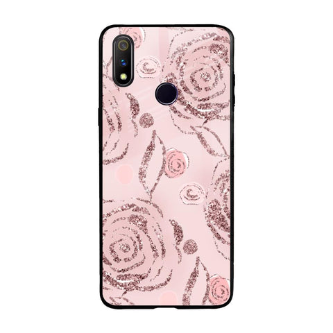 Shimmer Roses Realme 3 Pro Glass Cases & Covers Online