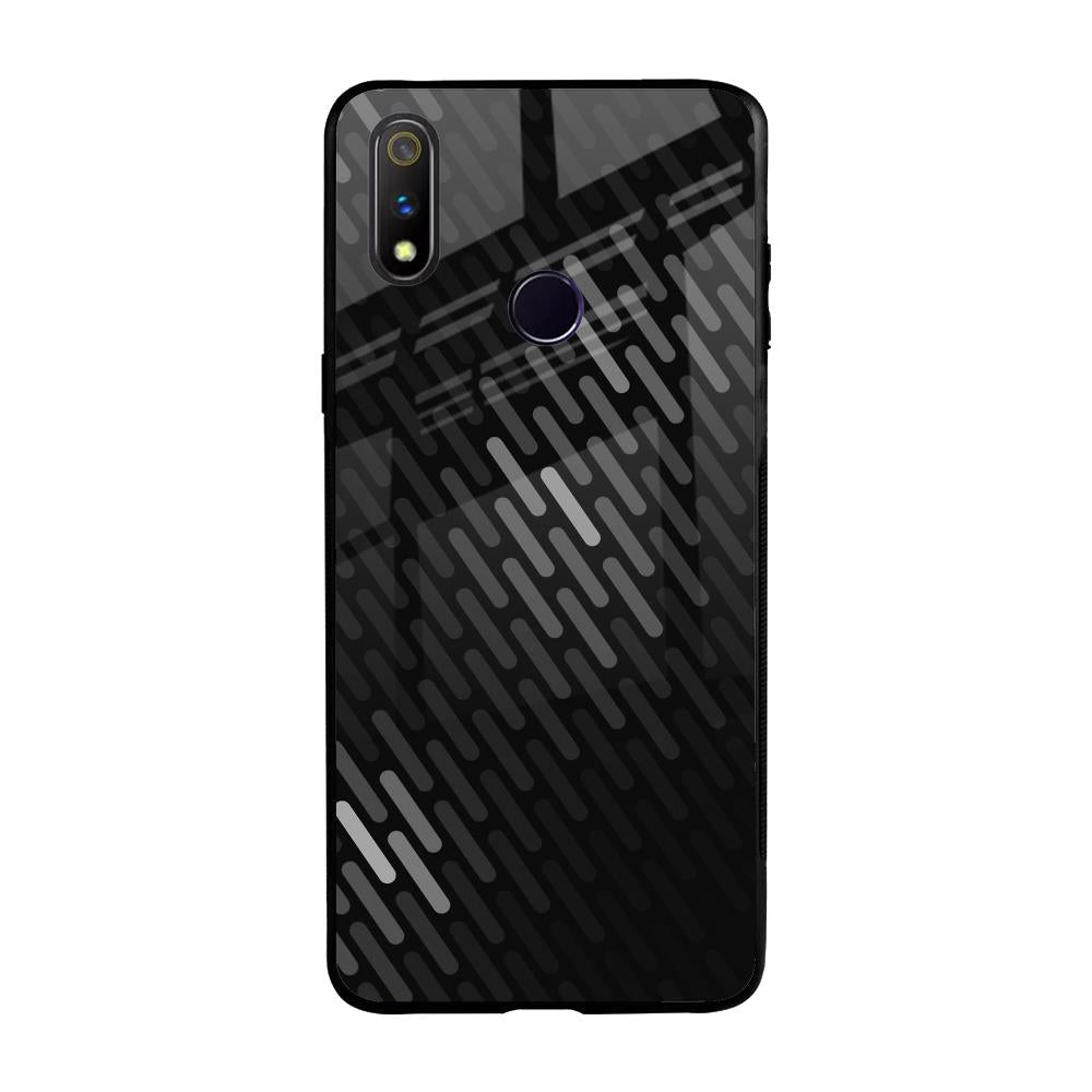 Dark Abstract Pattern Realme 3 Pro Glass Cases & Covers Online
