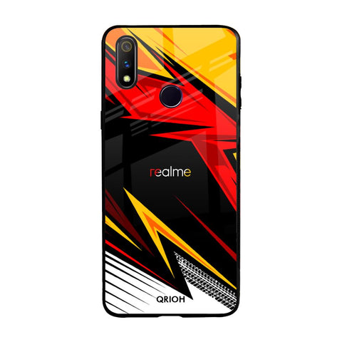 Race Jersey Pattern Realme 3 Pro Glass Cases & Covers Online