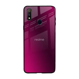 Pink Burst Realme 3 Pro Glass Back Cover Online