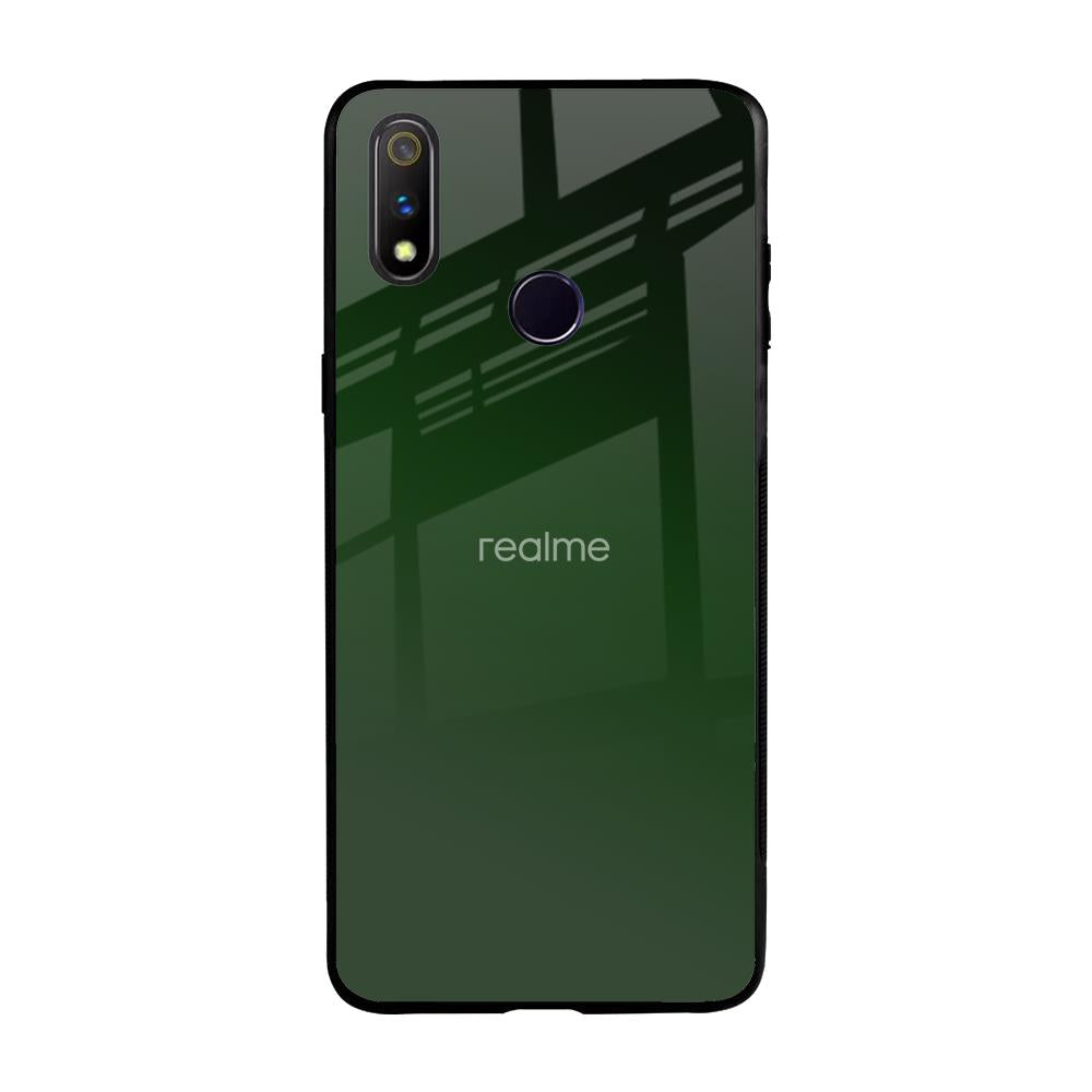 Deep Forest Realme 3 Pro Glass Back Cover Online