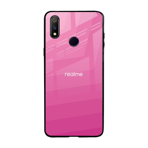 Pink Ribbon Caddy Realme 3 Pro Glass Back Cover Online