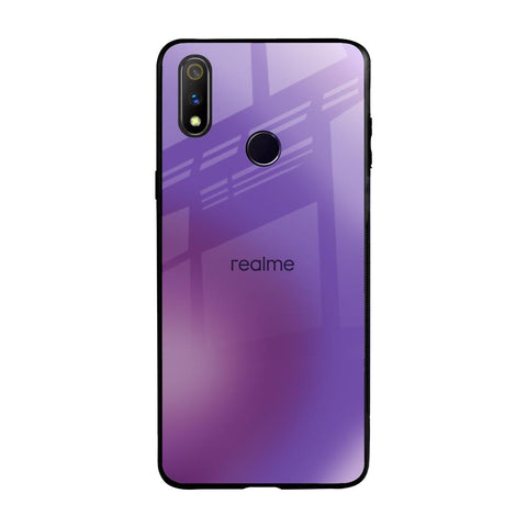 Ultraviolet Gradient Realme 3 Pro Glass Back Cover Online