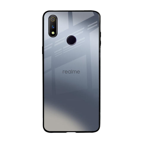 Space Grey Gradient Realme 3 Pro Glass Back Cover Online
