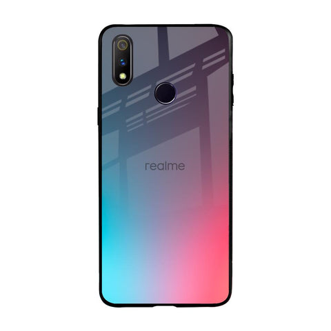Rainbow Laser Realme 3 Pro Glass Back Cover Online