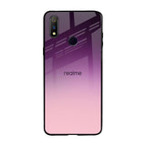 Purple Gradient Realme 3 Pro Glass Back Cover Online