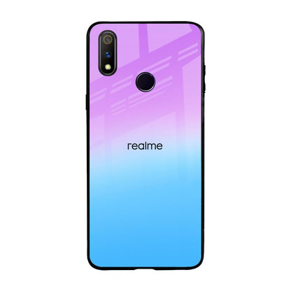 Unicorn Pattern Realme 3 Pro Glass Back Cover Online