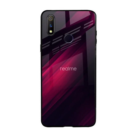 Razor Black Realme 3 Pro Glass Back Cover Online