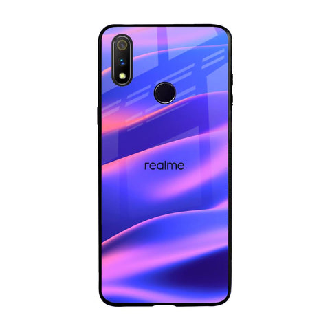 Colorful Dunes Realme 3 Pro Glass Back Cover Online