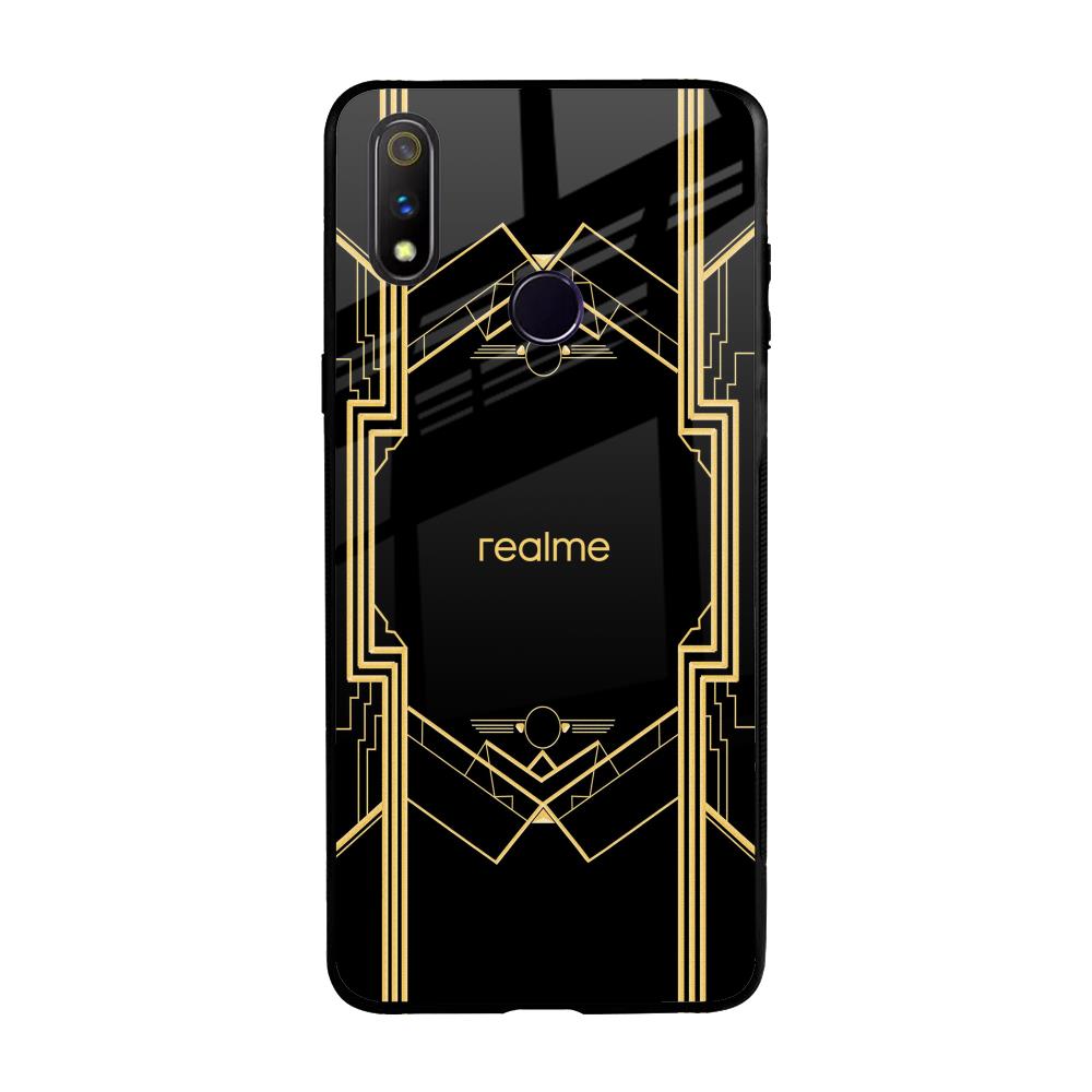Sacred Logo Realme 3 Pro Glass Back Cover Online
