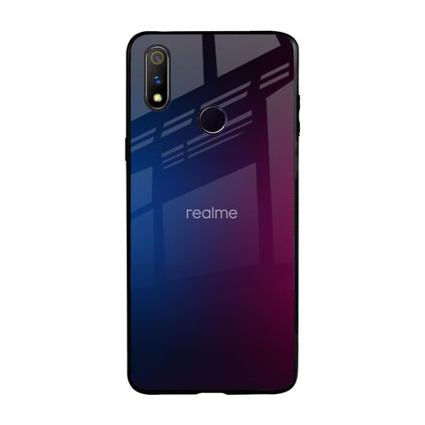 Mix Gradient Shade Realme 3 Pro Glass Back Cover Online