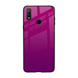 Magenta Gradient Realme 3 Pro Glass Back Cover Online