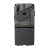 Grey Metallic Glass Realme 3 Pro Glass Back Cover Online