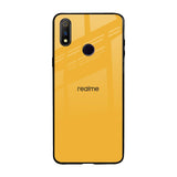 Fluorescent Yellow Realme 3 Pro Glass Back Cover Online