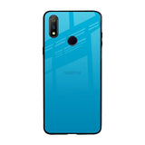 Blue Aqua Realme 3 Pro Glass Back Cover Online