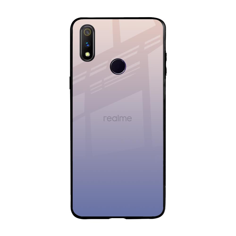 Rose Hue Realme 3 Pro Glass Back Cover Online