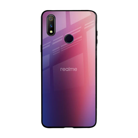 Multi Shaded Gradient Realme 3 Pro Glass Back Cover Online