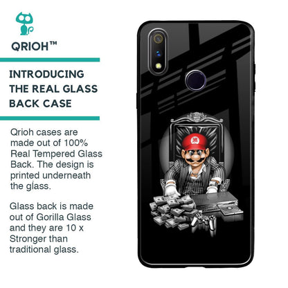Dark Secret Glass Case for Realme 3 Pro