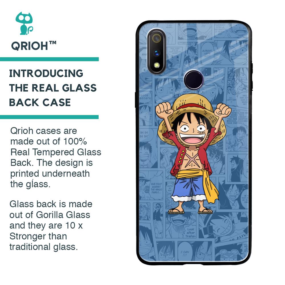 Chubby Anime Glass Case for Realme 3 Pro