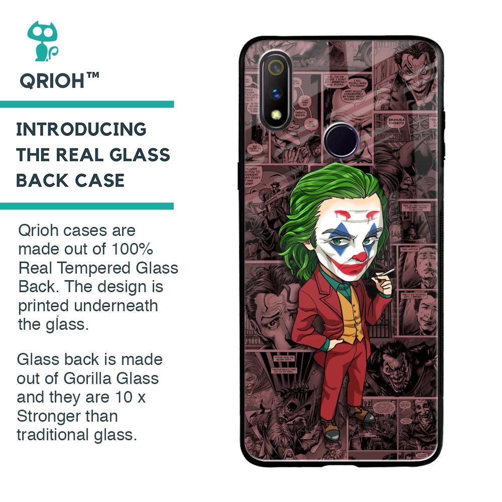 Joker Cartoon Glass Case for Realme 3 Pro