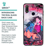 Radha Krishna Art Glass Case for Realme 3 Pro