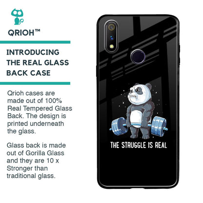 Real Struggle Glass Case for Realme 3 Pro