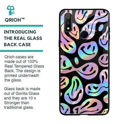 Acid Smile Glass Case for Realme 3 Pro