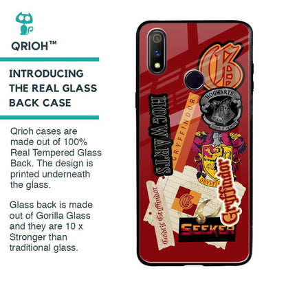 Gryffindor Glass Case for Realme 3 Pro