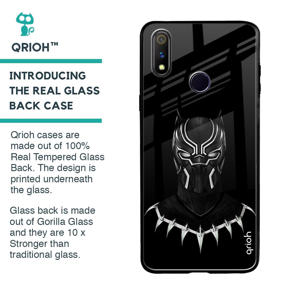 Dark Superhero Glass Case for Realme 3 Pro