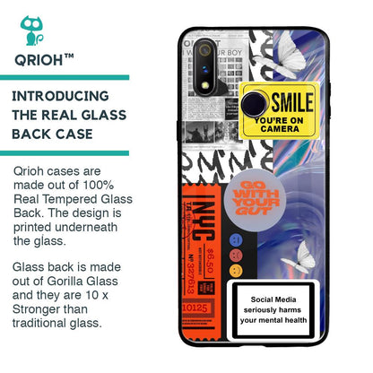 Smile for Camera Glass Case for Realme 3 Pro