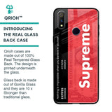 Supreme Ticket Glass Case for Realme 3 Pro